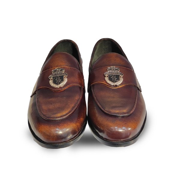 Bashwood Handmade BB Buckle Style Leather Loafers main image 4
